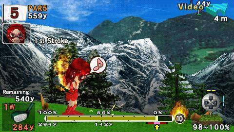 Hot Shots Golf Open Tee screenshot 3 for PSP
